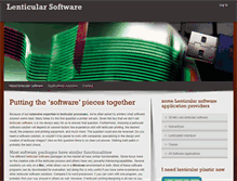 Tablet Screenshot of lenticular-software.eu
